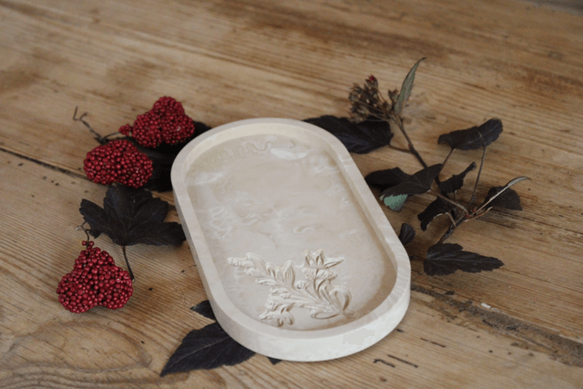 Vide Poche Automne Beige 