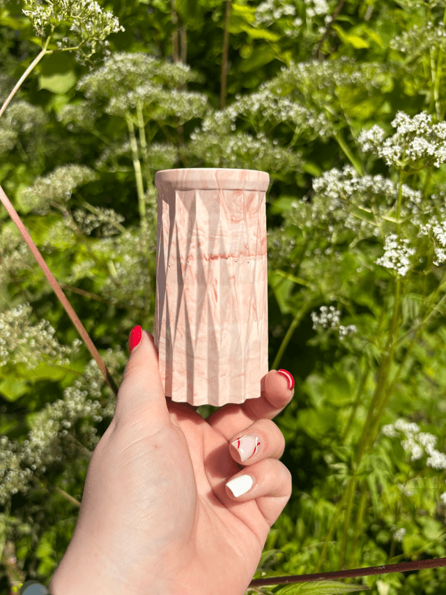 Vase marbré 