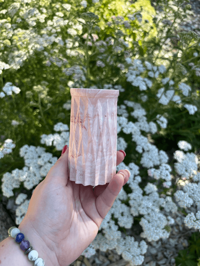 Vase marbré 