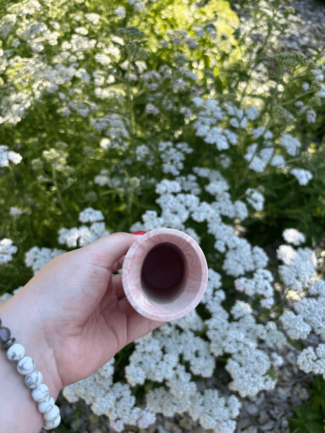 Vase marbré 