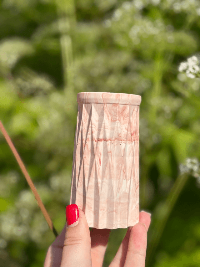 Vase marbré 