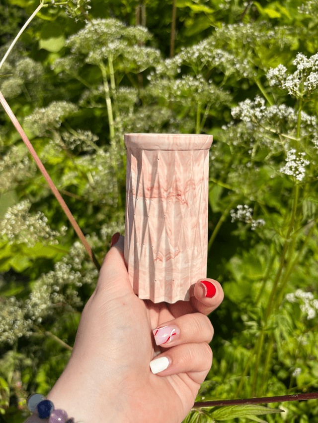 Vase marbré 